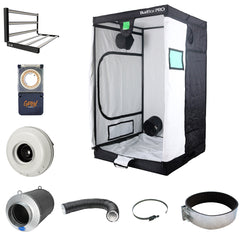 Grow Tent 1.2m x 1.2m x 2.2m Complete Kits