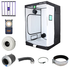 Grow Tent 1.5m x 1.5m x 2.2m Complete Kits