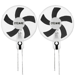 Oscillating Wall Fan (40cm) - Double Pack